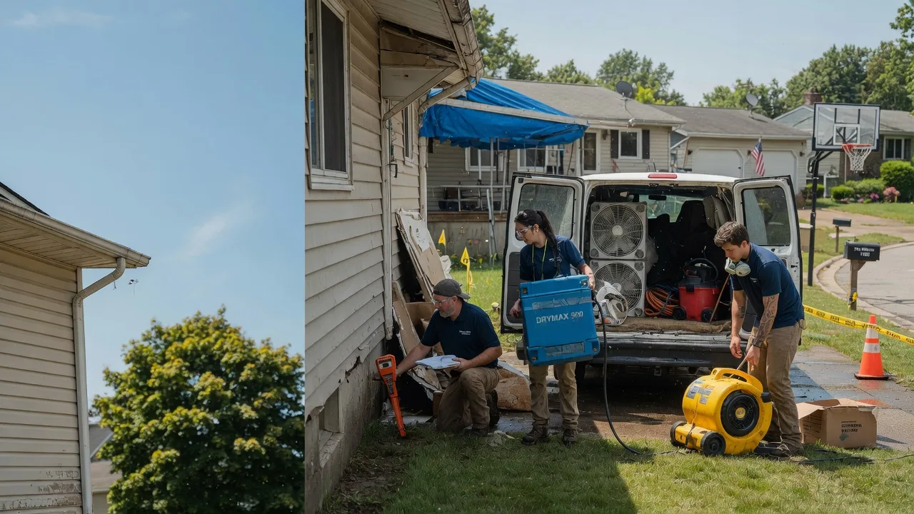 Ceiling Leak Cleanup in Wonewoc, WI near me