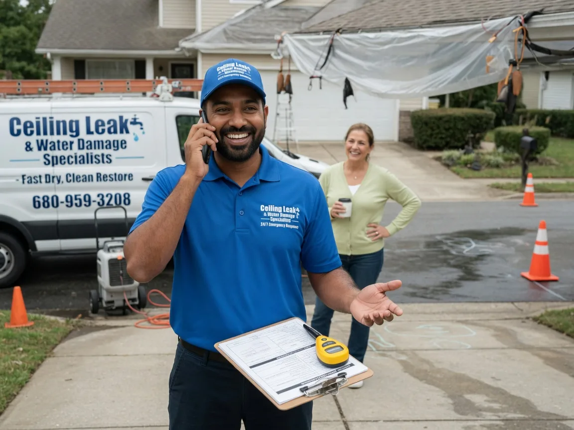 Ceiling Leak Cleanup Wonewoc, WI FAQs